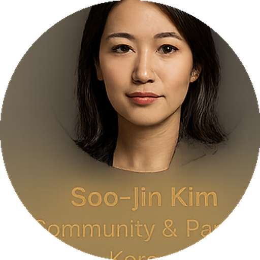 Soo-jin Kim — Community & Partnerships (Korea)